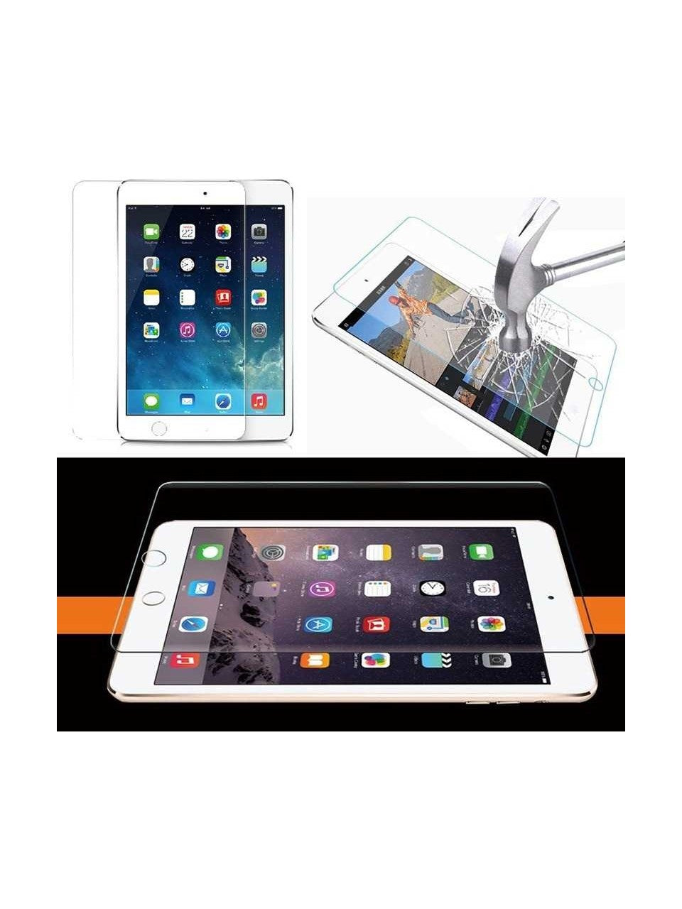Ehr. iPad 2/3/4 9.7 inc Uyumlu 9H Temperli Ekran Koruyucu Cam
