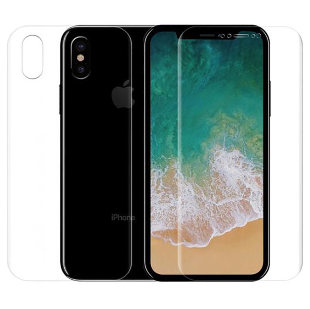 iPhone X/XS ile Uyumlu Ön Arka Koruma Full Body Jelatin