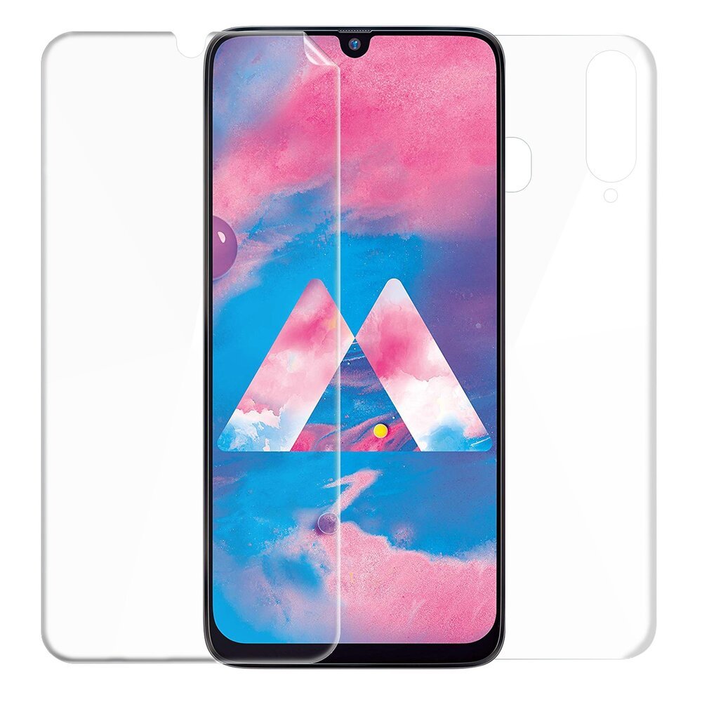 Samsung Galaxy M30 ile Uyumlu Ön Arka Koruma Full Body Jelatin