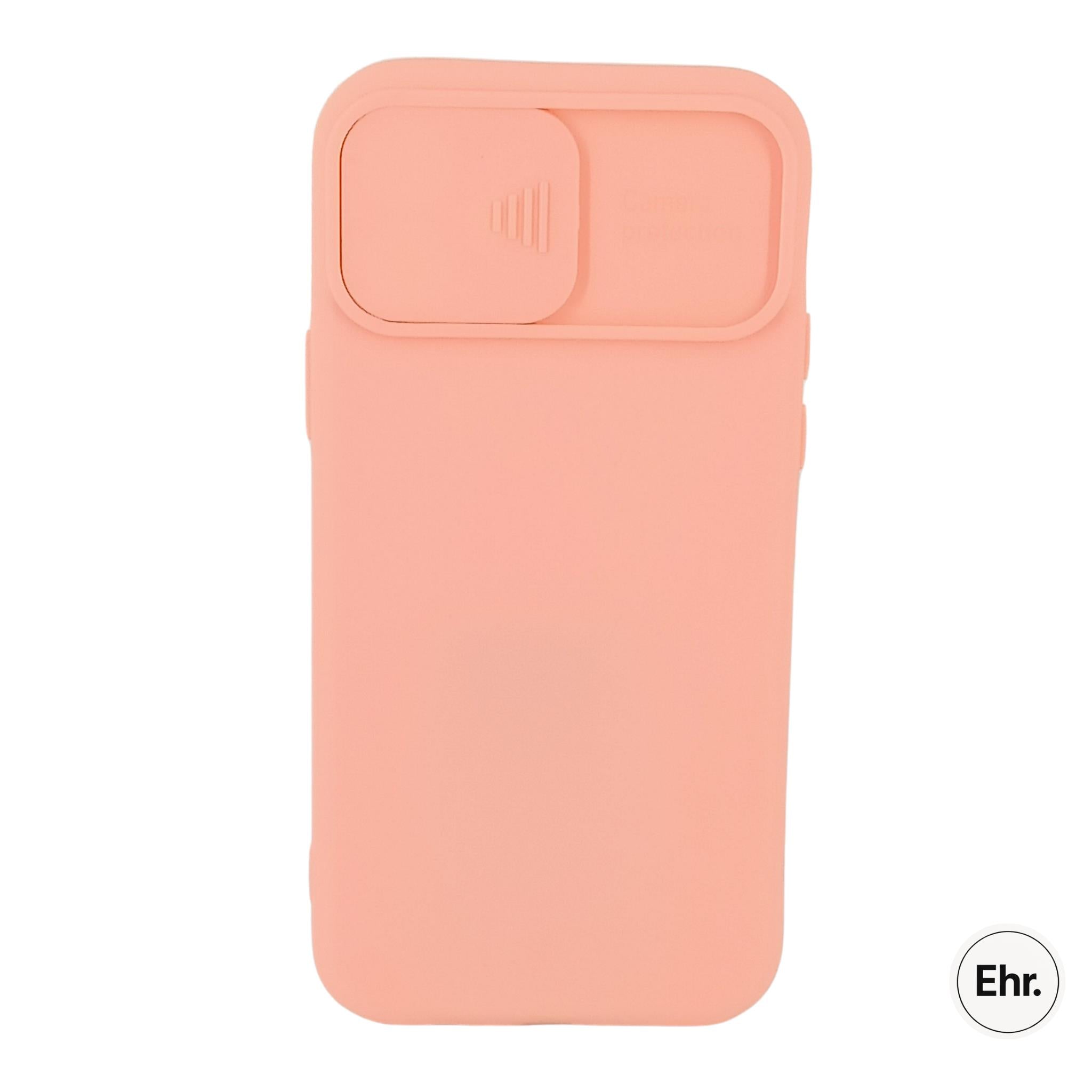 iPhone 12 Mini Uyumlu Kamera Sürgülü Mat Silikon Kılıf