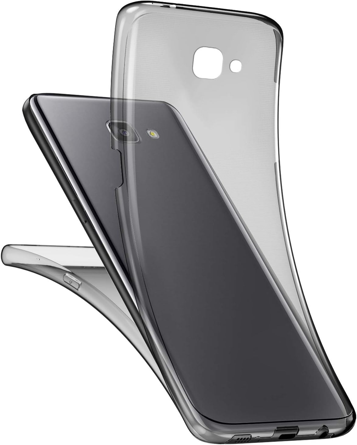 Samsung Galaxy A5 2017 Uyumlu Ön Arka 360 Tam Koruma Şeffaf Soft Silikon Kılıf