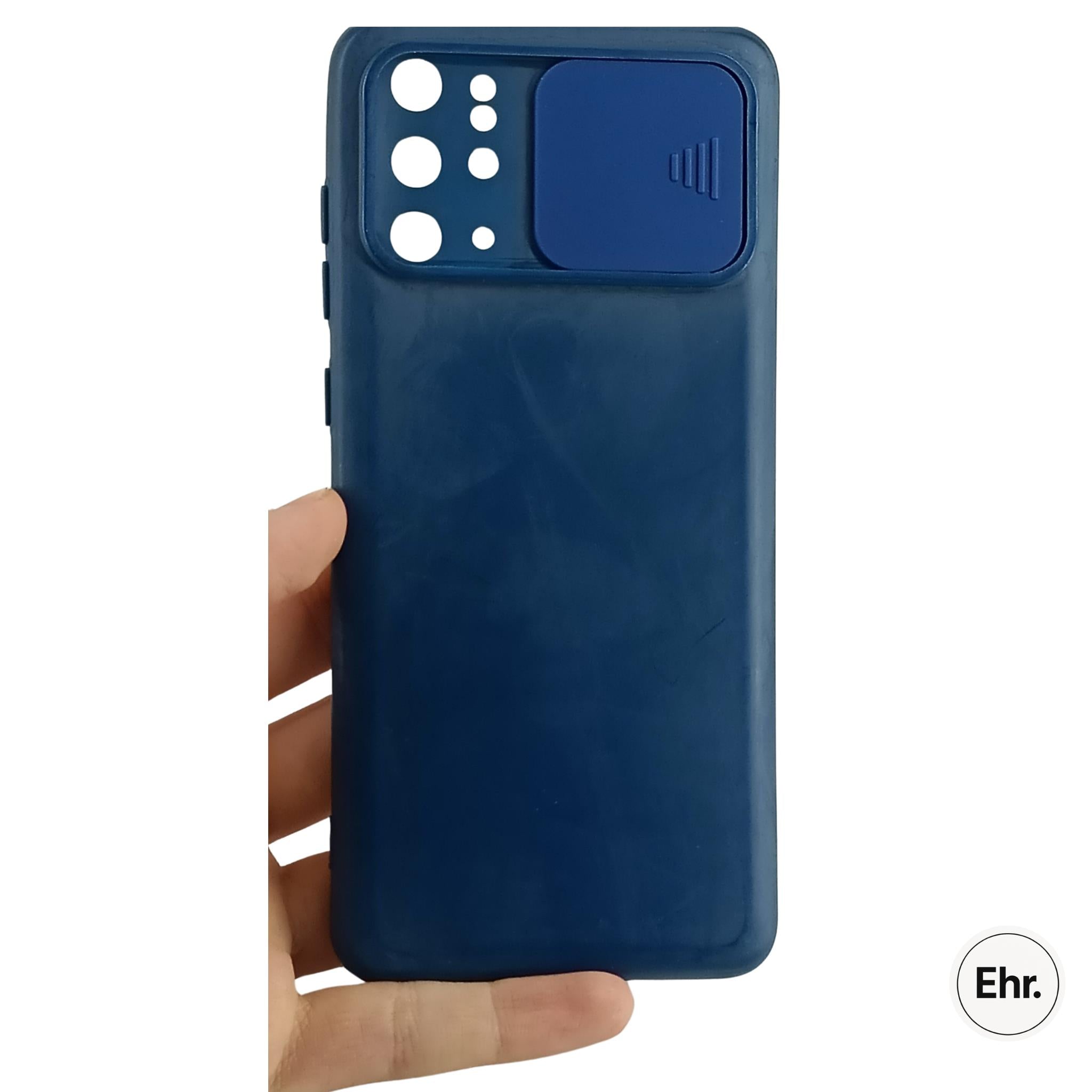 Samsung Galaxy S20 Plus Uyumlu Kamera Sürgülü Mat Silikon Kılıf