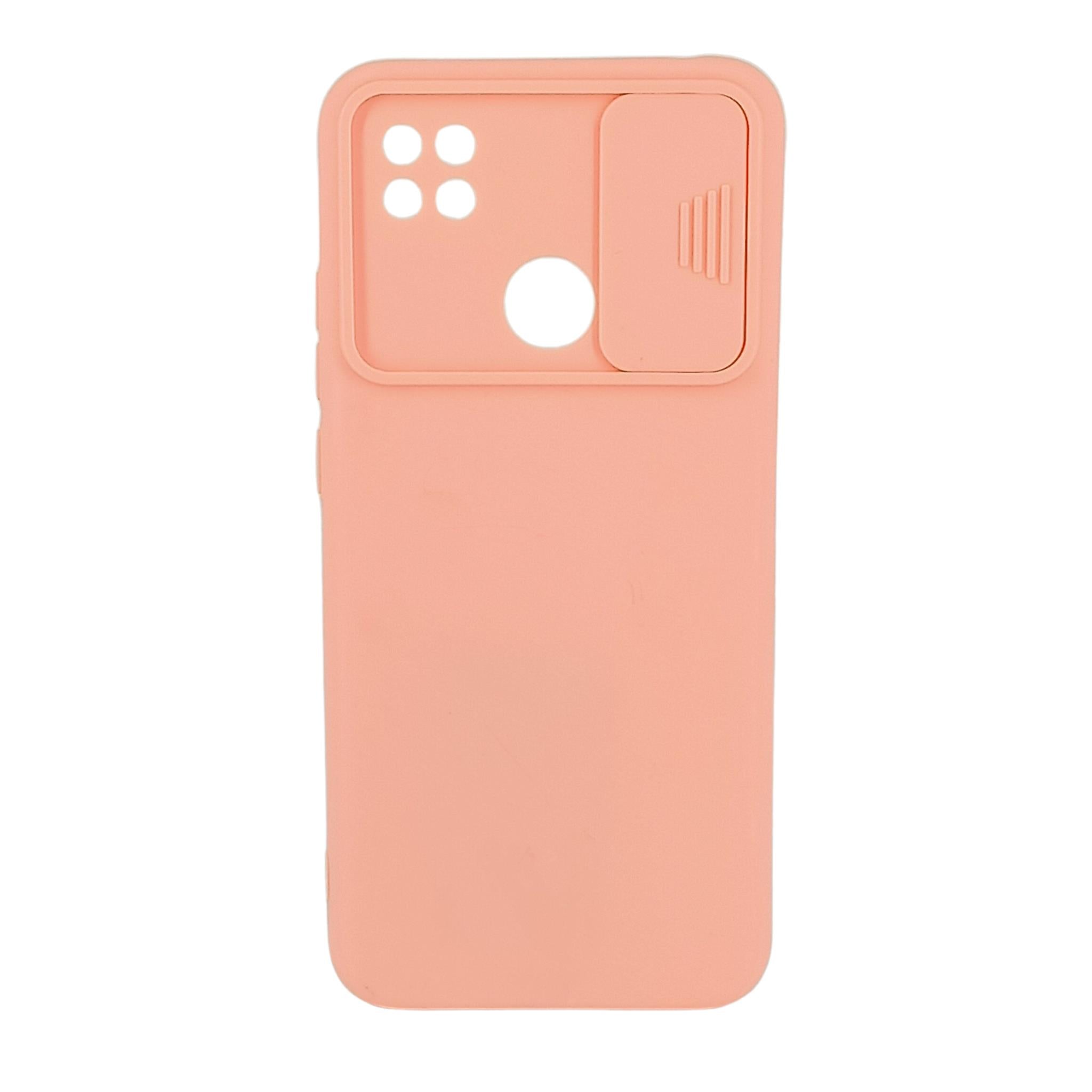 Xiaomi Redmi 9C Uyumlu Kamera Sürgülü Mat Silikon Kılıf